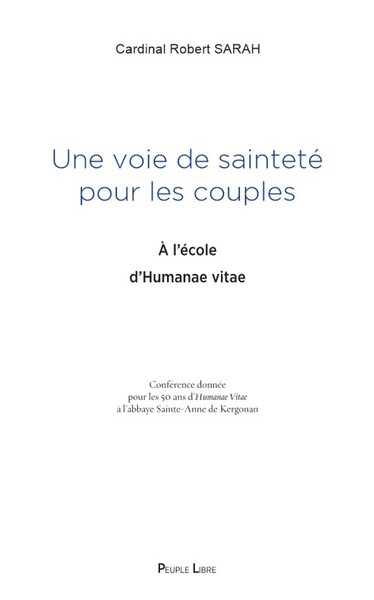 Une voie de sainteté pour les couples