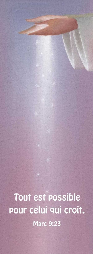 Signet "Tout est possible pour celui qui croit"