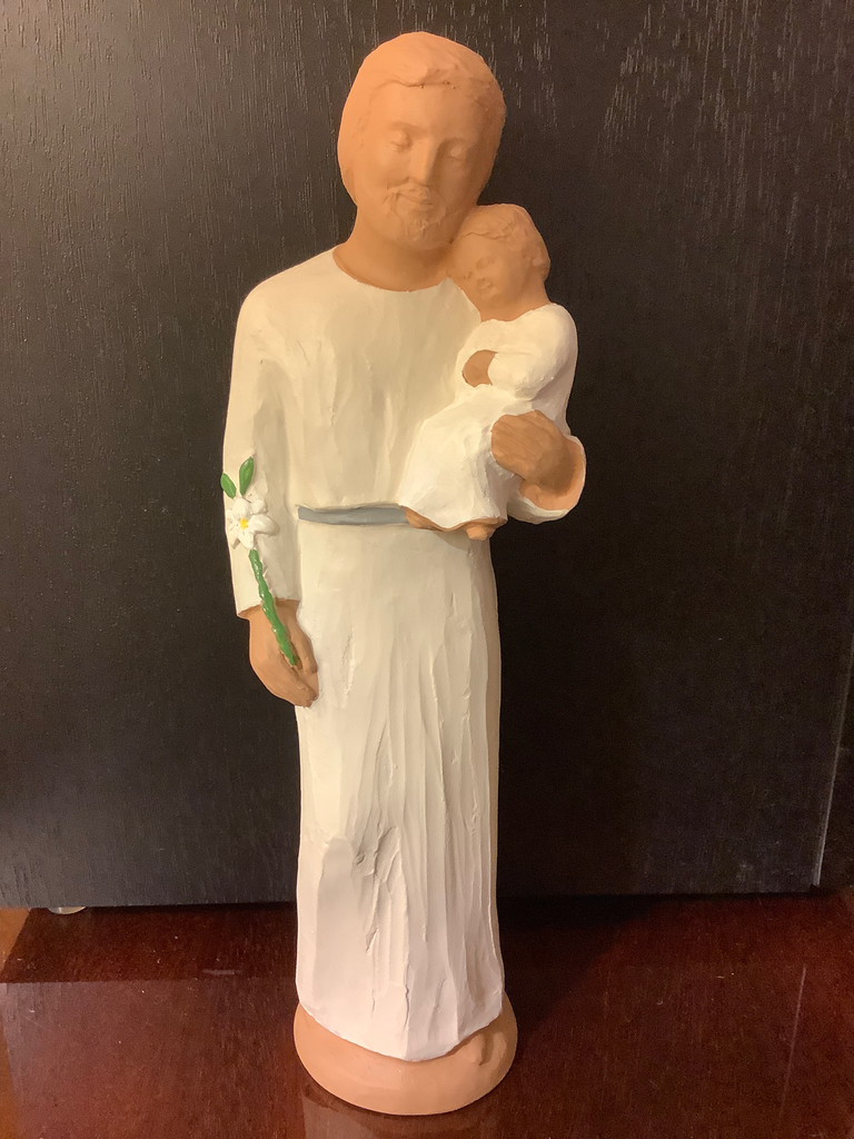 Statue Saint Joseph Classique 19cm - Pierreline - Couleur