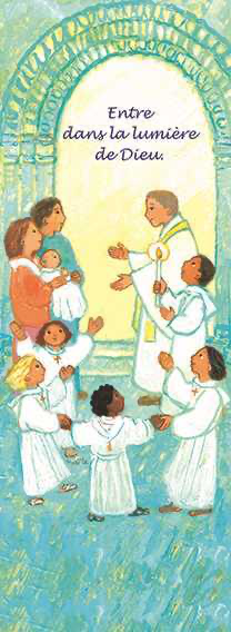 Signet Maïté Roche Baptême "Entre dans la lumière de Dieu"