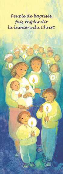 Signet Maïté Roche "Peuple de baptisés, fais resplendir la lumière du Christ"