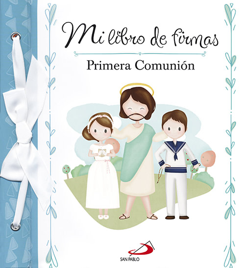 (ESP) Mi Libro De Firmas Primera Comunion (Azul)