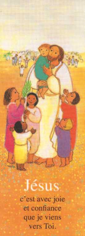 Signet Maïté Roche "Jésus et Enfant Jésus c'est avec joie et confiance que je viens vers toi"