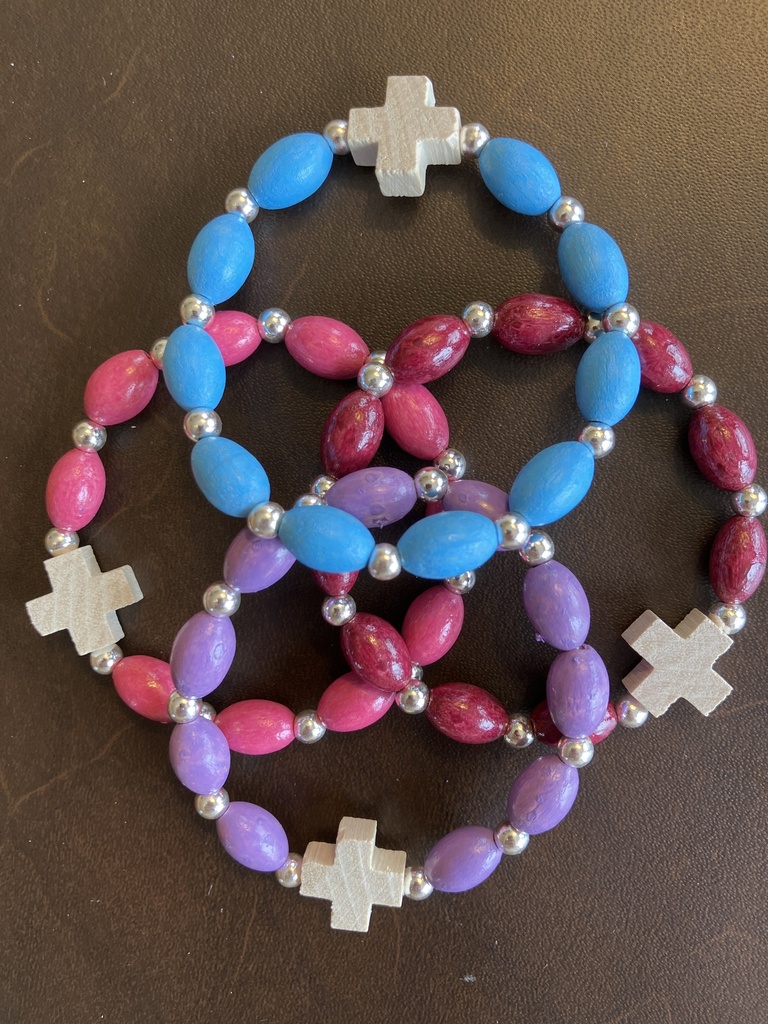 [DZBEC6 Bleu Ciel] Dizainier bracelet enfant - Etincelle (Bleu Ciel)
