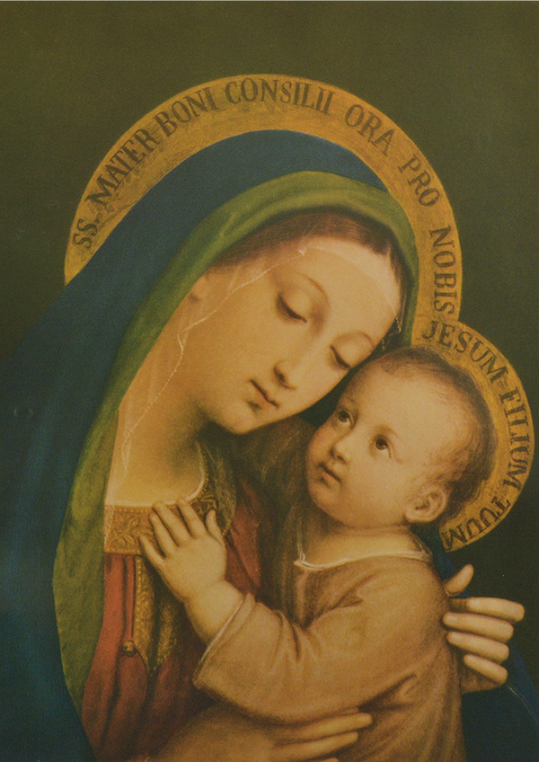 Notre Dame du Bon Conseil - Icône Classique 13x11 cm