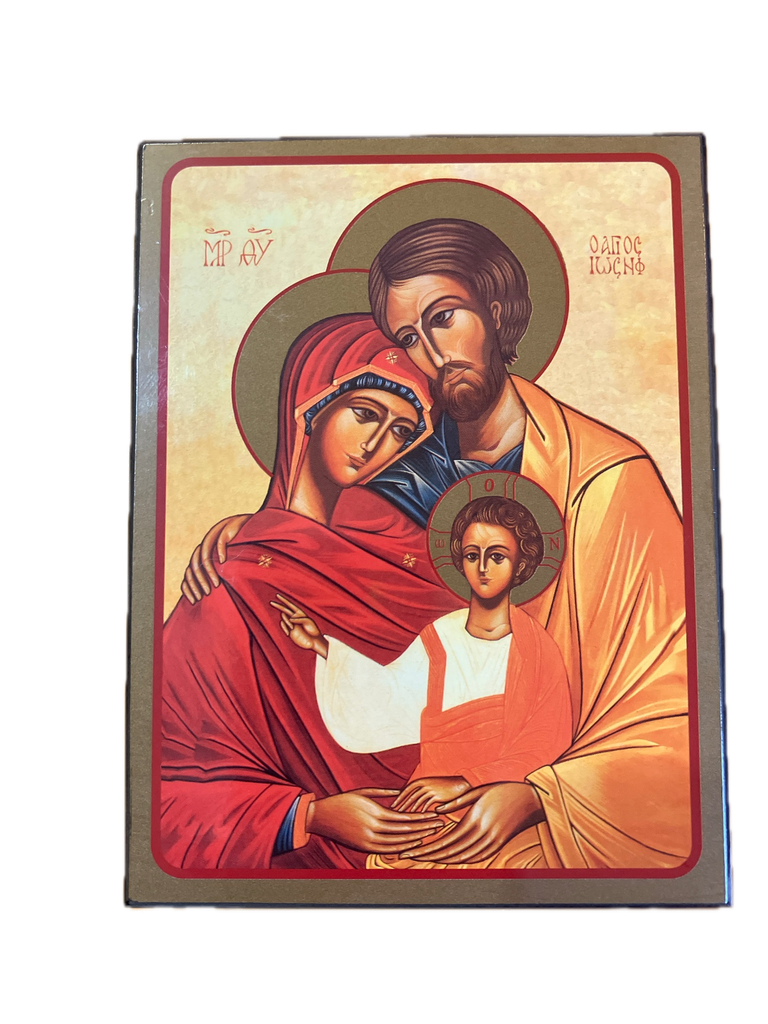 La Sainte Famille - Icône Tradition 14X11 cm