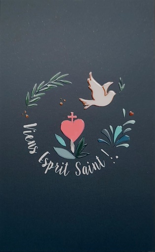 Carte Viens Esprit Saint ! (Lot de 3)